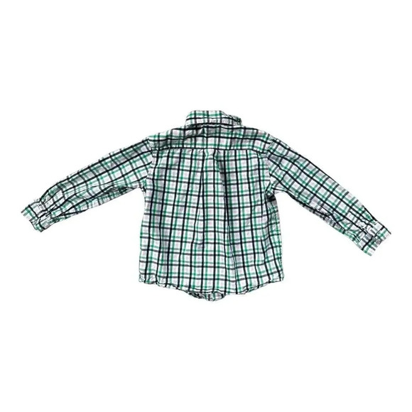 Janie & Jack | Plaid Poplin Shirt (4) - Picture 3 of 4